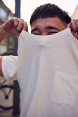 Clean Cut Copenhagen Kolding Organic cotton t-shirt T-shirts S/S Ecru