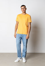 Clean Cut Copenhagen Kolding organic cotton t-shirt T-shirts S/S Mock Orange