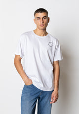 Fat Moose LOBS COTTON T-SHIRT T-shirts S/S Hvid