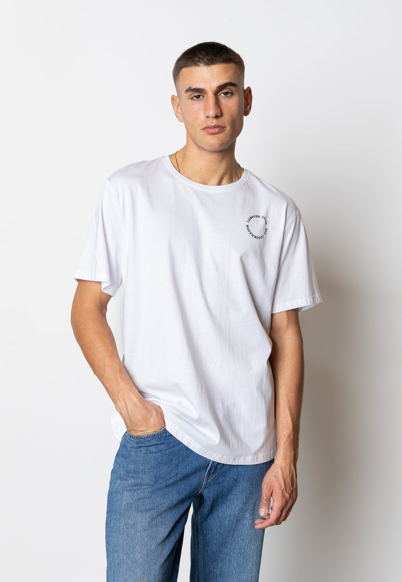 Fat Moose LOBS COTTON T-SHIRT T-shirts S/S Hvid