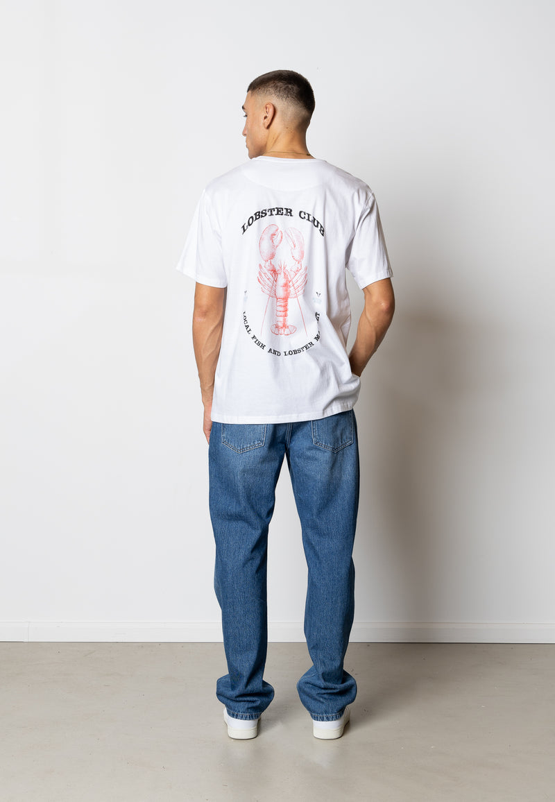 Fat Moose LOBS COTTON T-SHIRT T-shirts S/S Hvid