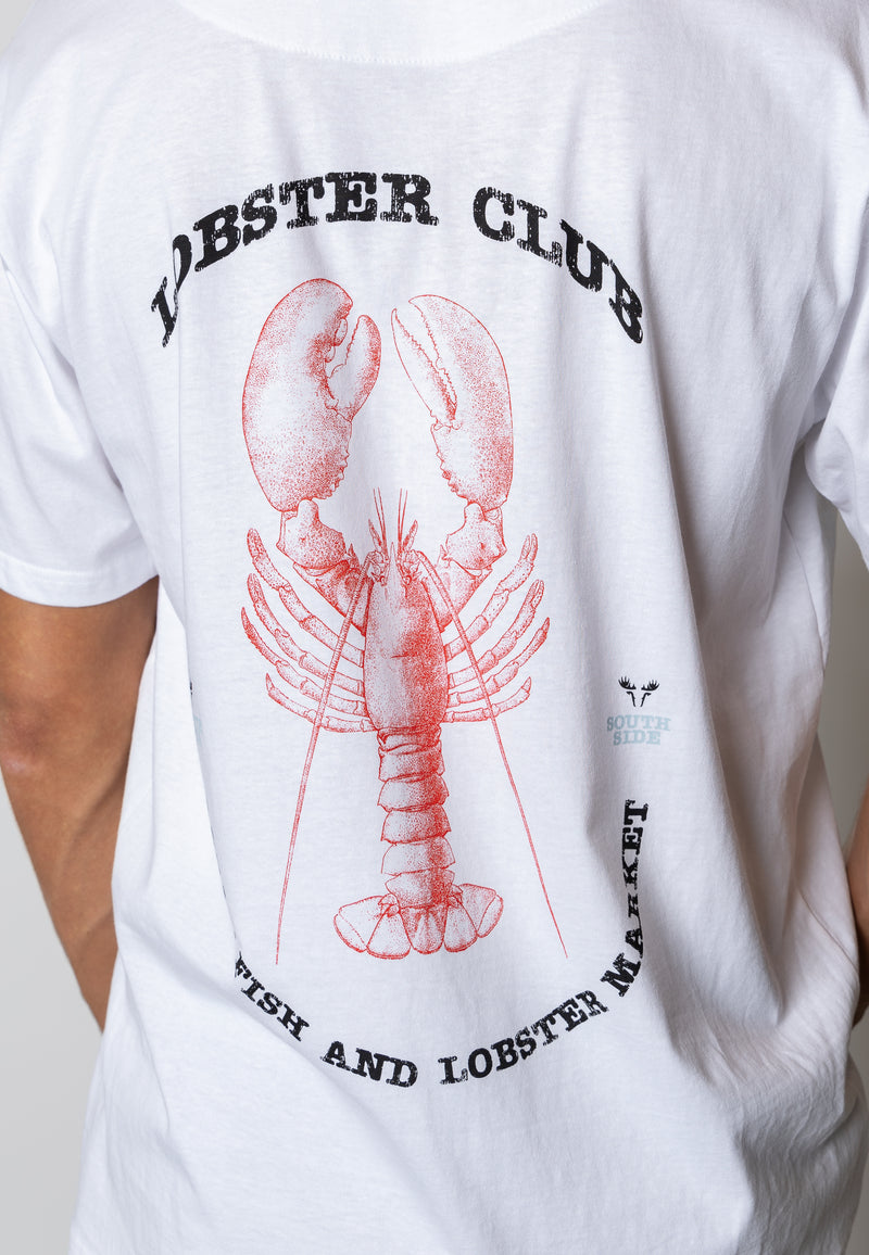 Fat Moose LOBS COTTON T-SHIRT T-shirts S/S Hvid