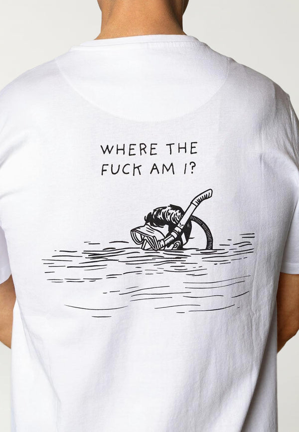Fat Moose LOST T-SHIRT T-shirts S/S Hvid