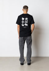 Fat Moose LUTZ ORGANIC COTTON T-SHIRT T-shirts S/S Sort