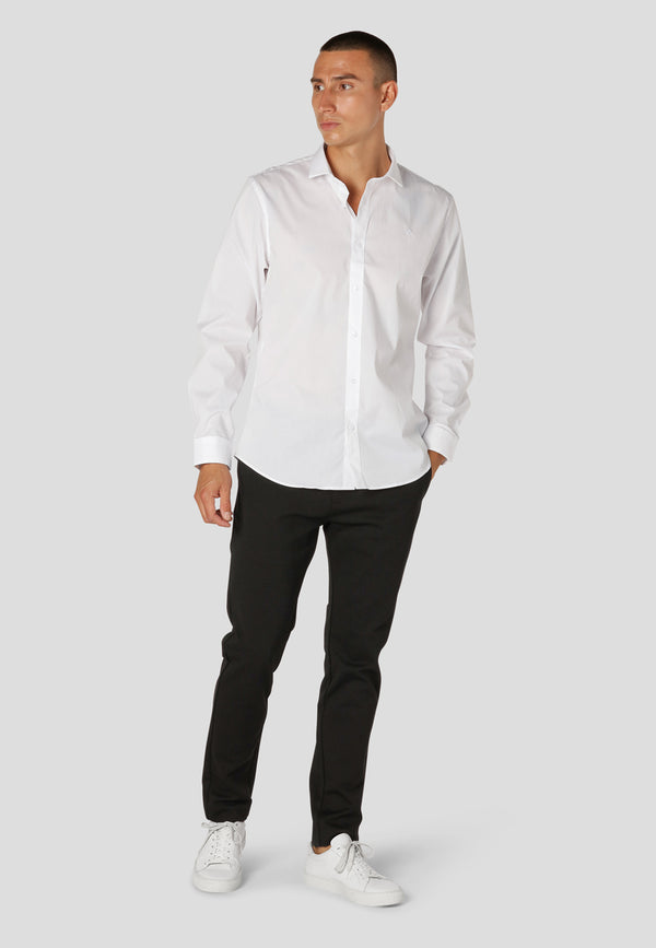 Clean Cut Copenhagen London nano stretch skjorte Skjorte L/S Hvid