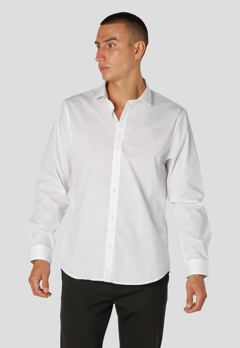 Clean Cut Copenhagen London nano stretch skjorte Skjorte L/S Hvid