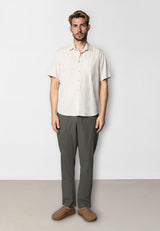 Clean Cut Copenhagen Luca cotton/linen pants Bukser Army