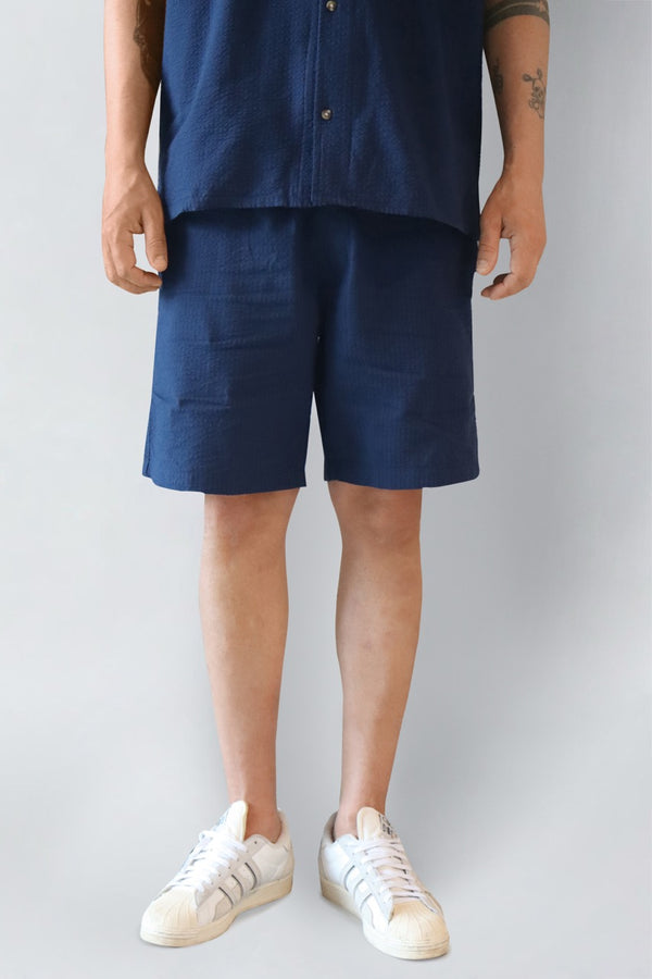 Fat Moose Ludacris seersucker shorts Shorts Navy