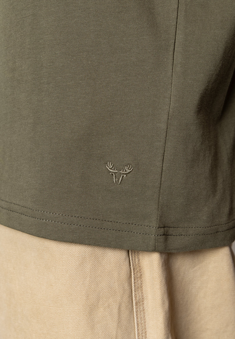 Fat Moose MARCEL ORGANIC COTTON T-SHIRT T-shirts S/S Army