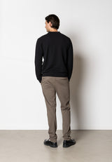 Clean Cut Copenhagen Mads knitted polo Strik Sort