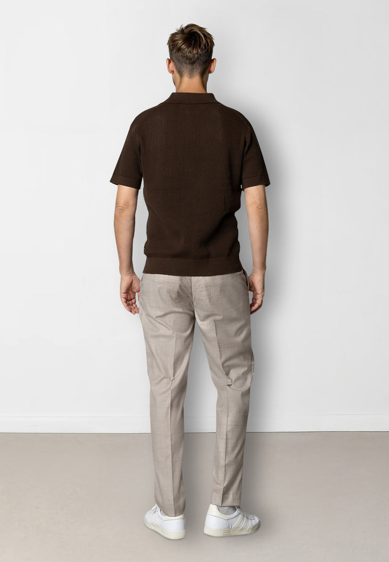 Clean Cut Copenhagen Mateo pants Bukser Brown check melange