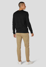 Clean Cut Copenhagen Merino knitted jumper Strik Sort