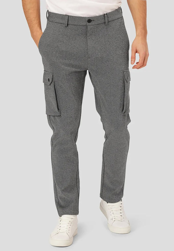 Clean Cut Copenhagen Milano Jersey cargo pants Bukser Dark Grey Mix