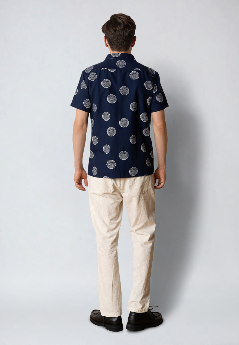 Clean Cut Copenhagen Miller shirt Skjorte S/S Navy