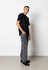 Fat Moose NOE COTTON T-SHIRT T-shirts S/S Sort