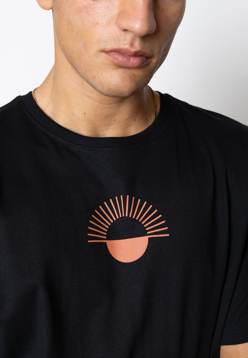 Fat Moose NOE COTTON T-SHIRT T-shirts S/S Sort