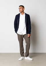 Clean Cut Copenhagen Oscar knitted cardigan Strik Navy