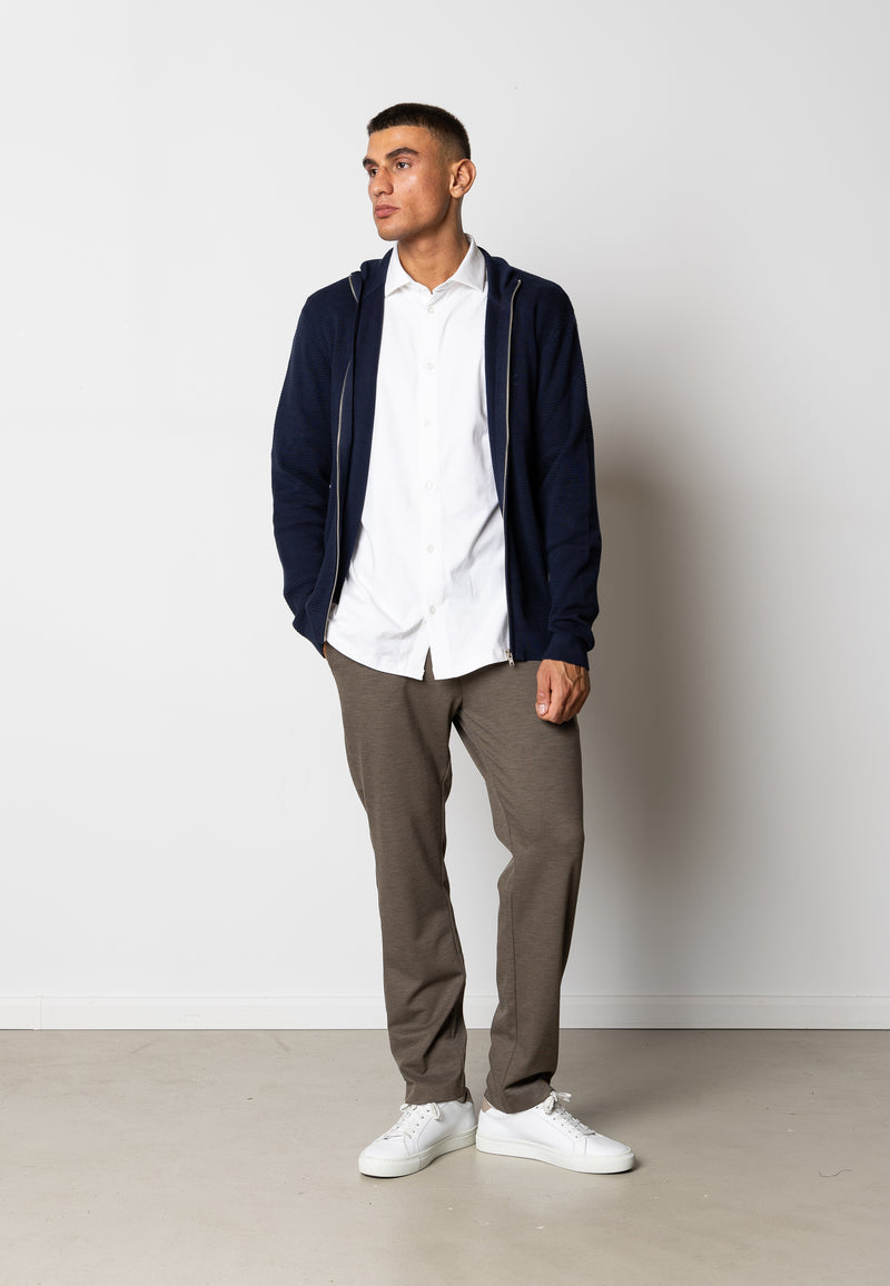 Clean Cut Copenhagen Oscar knitted cardigan Strik Navy