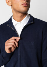 Clean Cut Copenhagen Oscar knitted cardigan Strik Navy