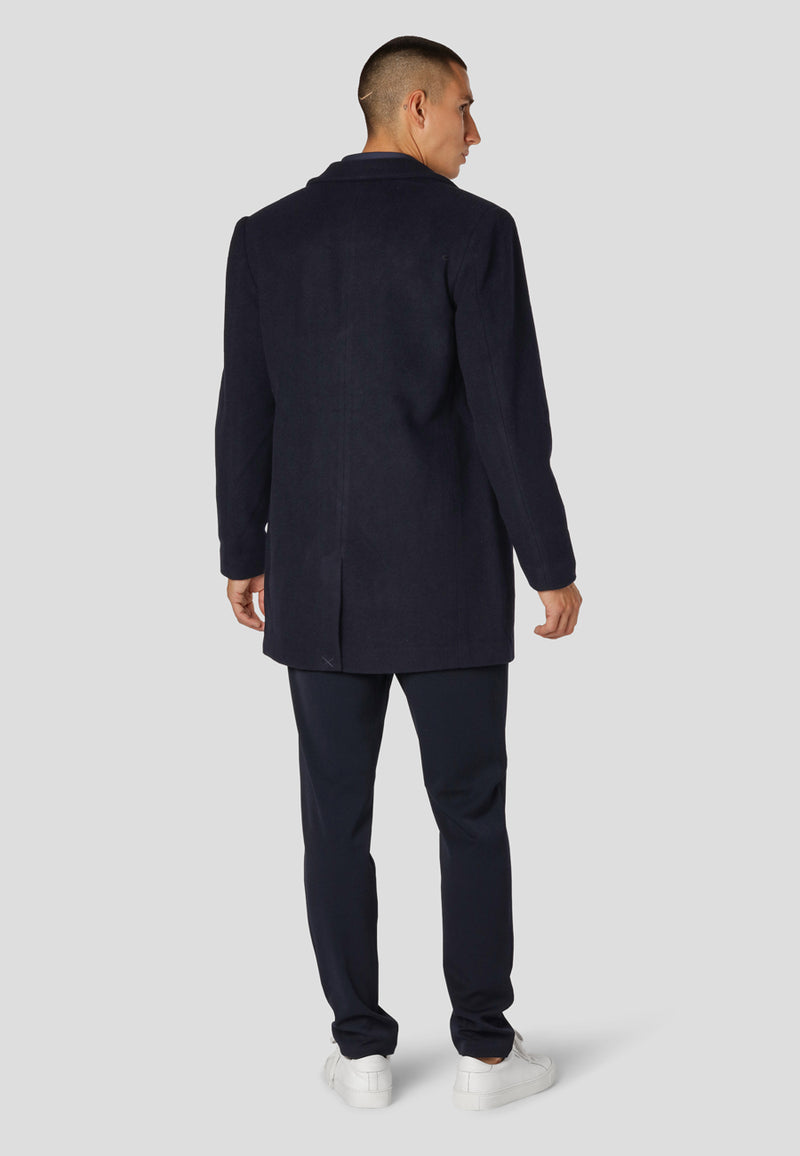 Clean Cut Copenhagen Ralf wool blend coat Jakker Navy