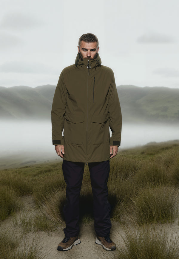 Fat Moose SKY SHELL JACKET - LONG Jakker Army