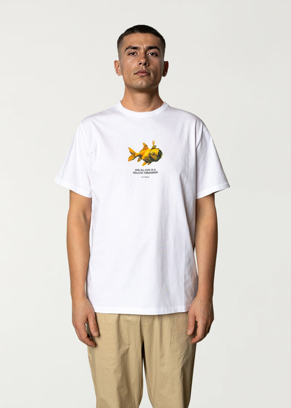Fat Moose SUBMARINE T-SHIRT T-shirts S/S Hvid