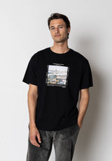 Clean Cut Copenhagen Sortedamssøen organic t-shirt T-shirts S/S Sort