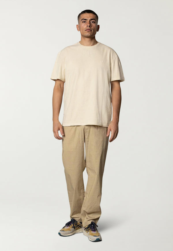Fat Moose TAYLOR COTTON T-SHIRT T-shirts S/S Ecru