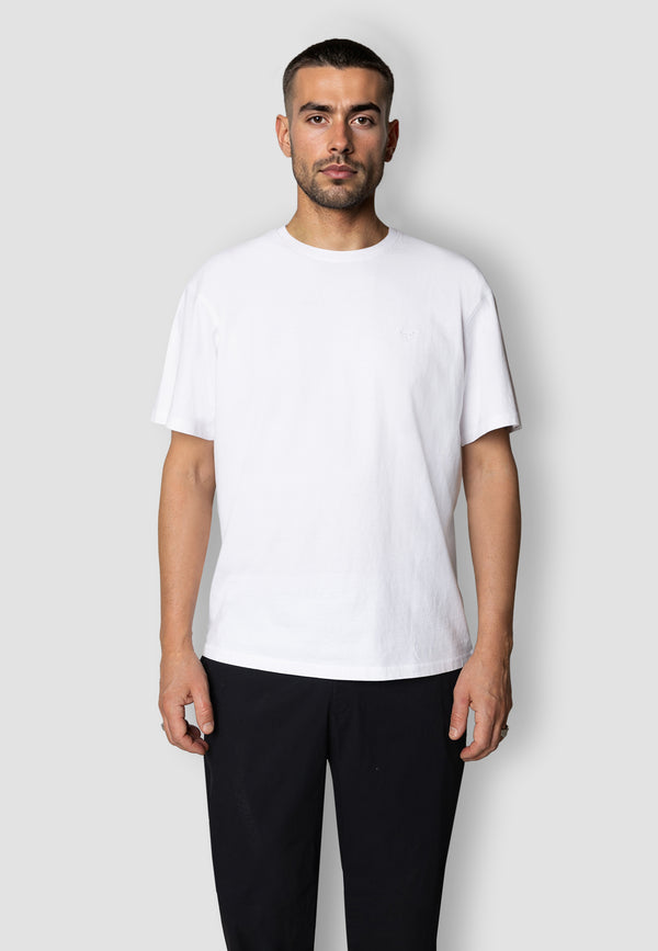 Fat Moose TAYLOR COTTON T-SHIRT T-shirts S/S Hvid