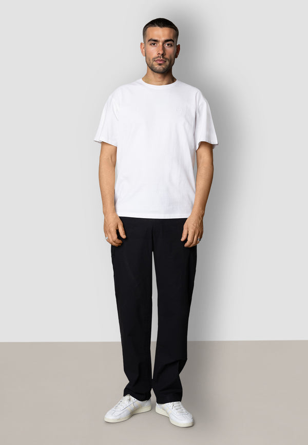 Fat Moose TAYLOR COTTON T-SHIRT T-shirts S/S Hvid