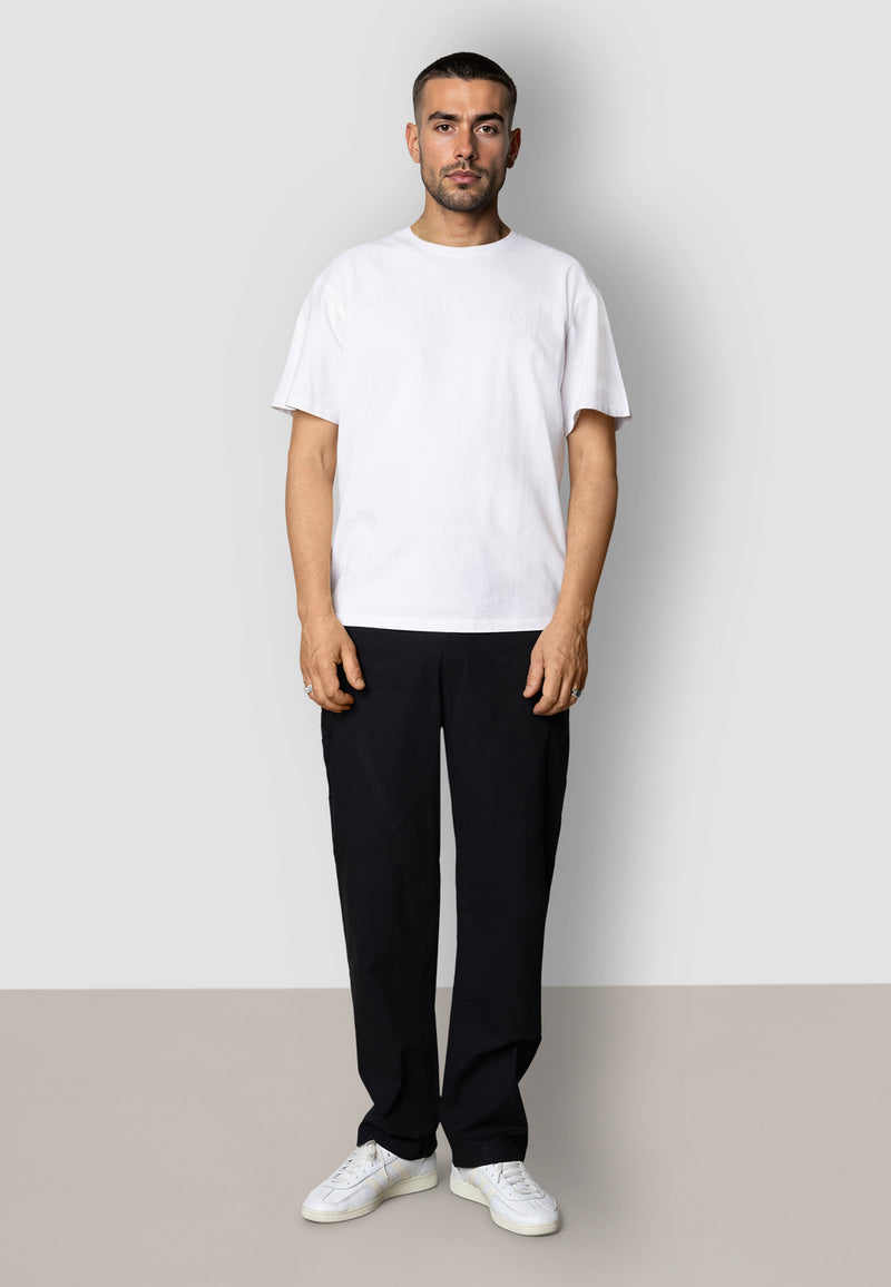 Fat Moose TAYLOR COTTON T-SHIRT T-shirts S/S Hvid