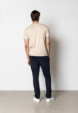 Clean Cut Copenhagen Thomas knitted t-shirt T-shirts S/S Ecru