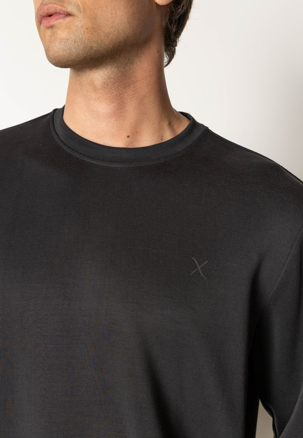 Clean Cut Copenhagen Tristan 'modal' sweatshirt Sweatshirts Sort