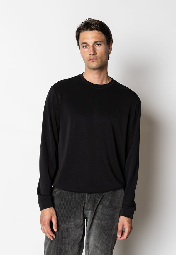 Clean Cut Copenhagen Tristan 'modal' sweatshirt Sweatshirts Sort