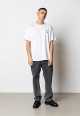 Fat Moose ZEKE PRINTED T-SHIRT T-shirts S/S Hvid