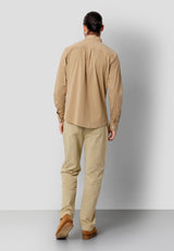 Clean Cut Copenhagen Clean formal stretch shirt Skjorte L/S Varm Sand