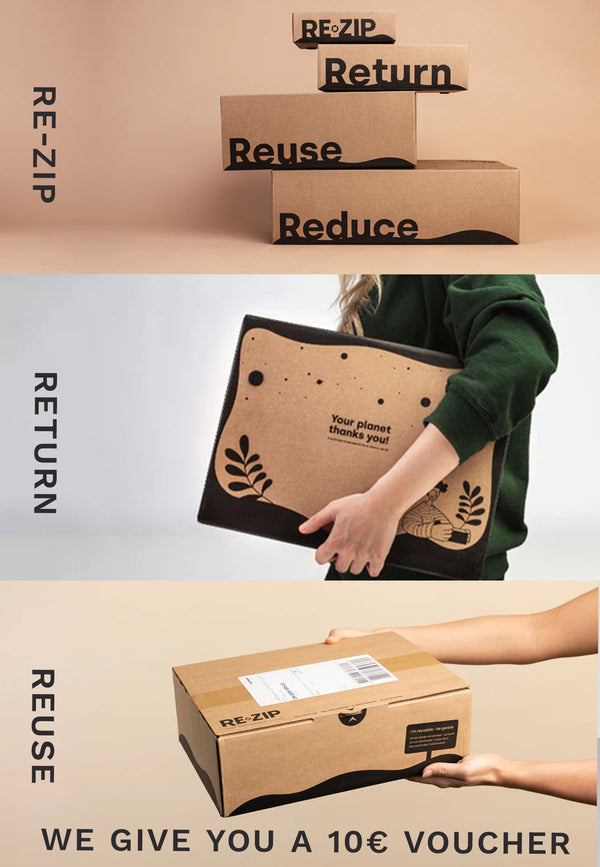 Clean Cut Copenhagen RE-ZIP - circular packaging Tasker RE-ZIP onesize